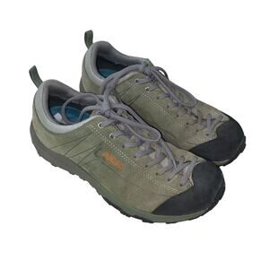 Asolo Space GV hiking shoes in a sage/grey suede finish Women's Size 6